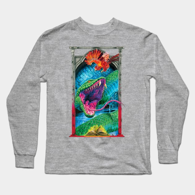 The Chamber of Secrets Long Sleeve T-Shirt by chloetattooartist